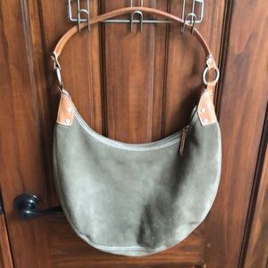 Gap faux suede shoulder bag